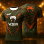 UFC Men's Short Sleeve Compression Shirt 2026 MMA Training Gym Workout Jersey Sportswear for Fighters Brand fitness clothes