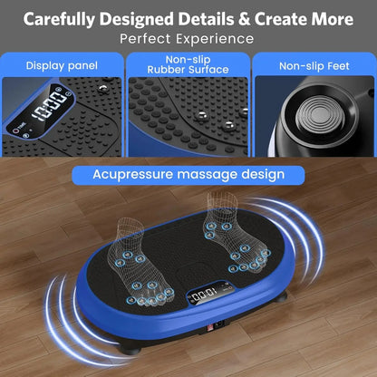 Vibrating Fitness Platform – Full Body Shaker Workout with Bluetooth