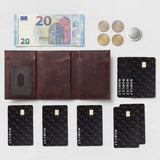 Vintage Stitch Leather Wallet.
