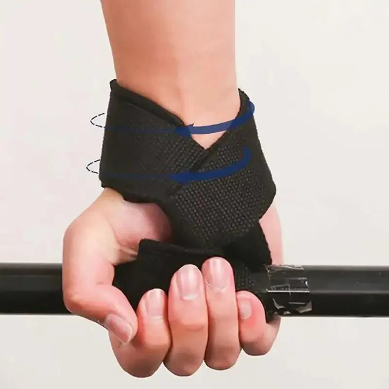 Weight Lifting Wrist Straps Bodybuilding Hand Grip Wrap Gym Workout Dumbbell Crossfit Fitness Equipment Exercise Training Tool