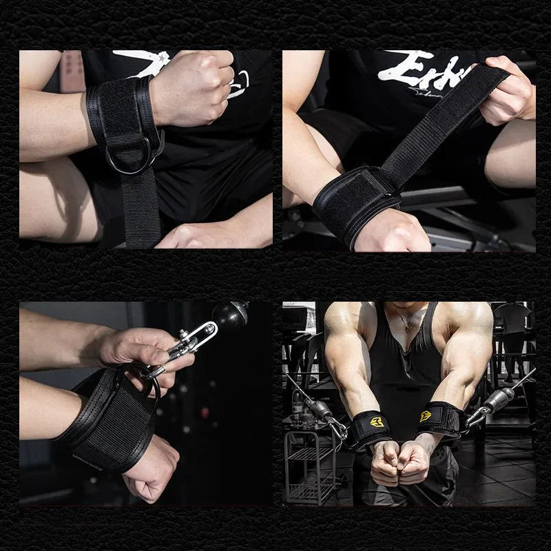 Wrist &amp; Ankle Strap Cuffs – Cable Machine &amp; Resistance Band Fitness Accessories