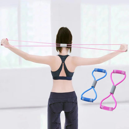 Yoga Elastic Exercise Bands Women Men Fitness Equipment Crossfit Bodybuilding Workout Tension Rope Resistance Band Home Gym