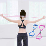 Yoga Elastic Exercise Bands Women Men Fitness Equipment Crossfit Bodybuilding Workout Tension Rope Resistance Band Home Gym